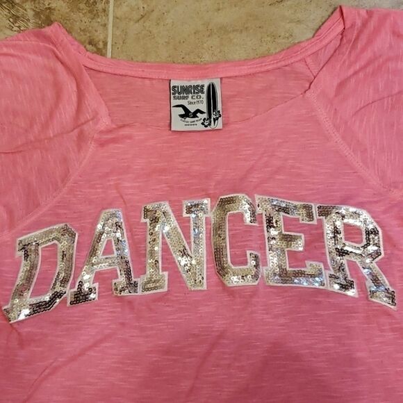 Sunrise surf co. Pink dancer crop top - Picture 3 of 4